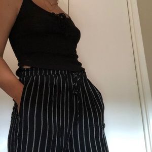 AE FLOWY STRIPED STRETCHY PANTS